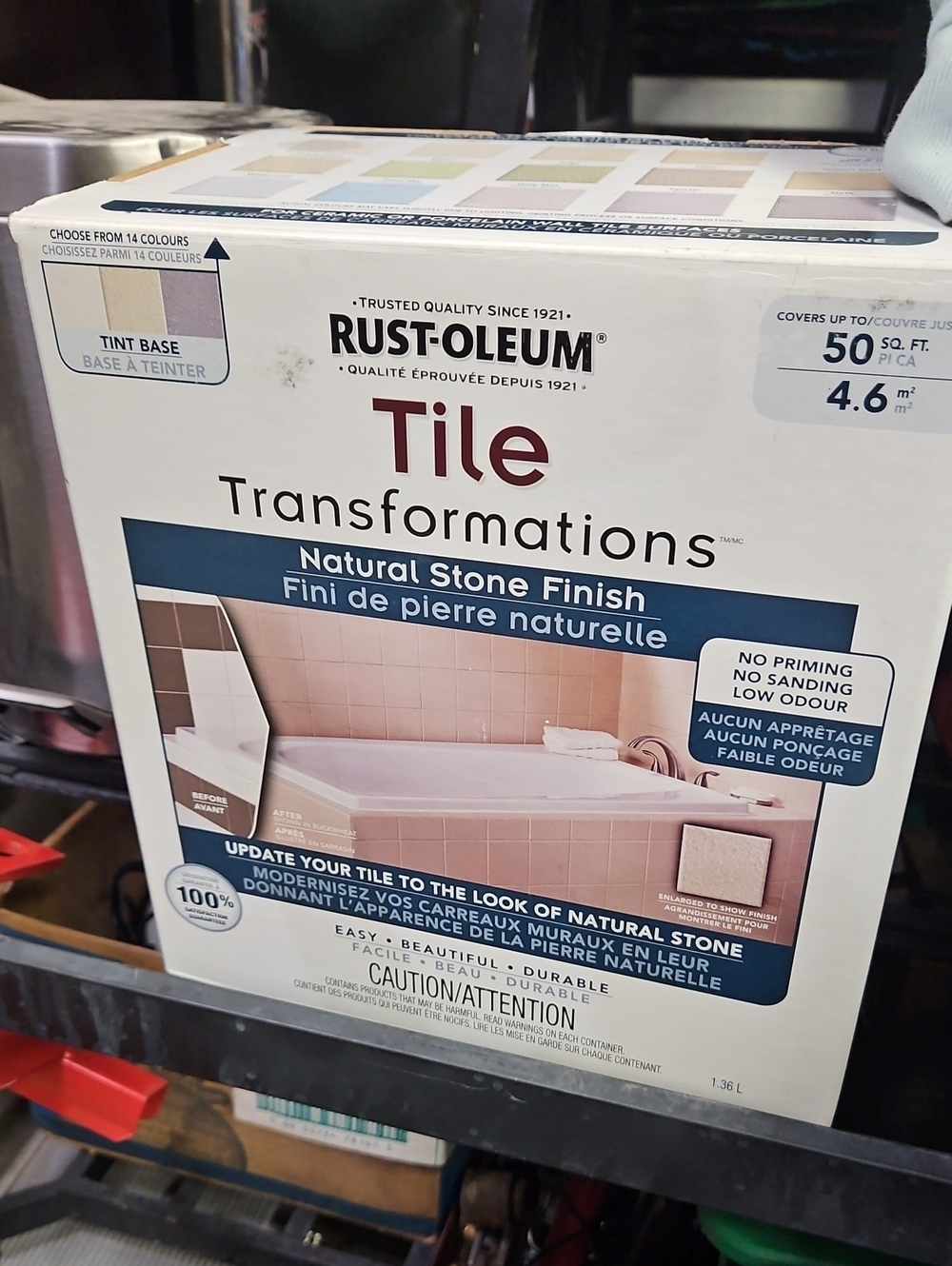 Tile Transformations Natural Stone Finish - Neutral Tan